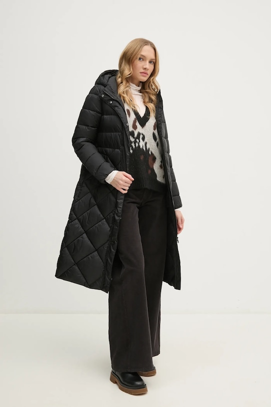 Sisley vesta din amestec de lana 106QL4015 gri AW24
