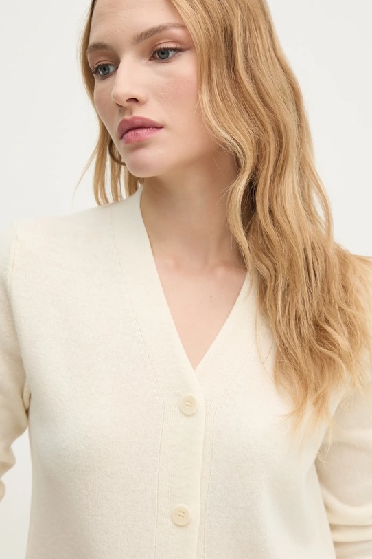 Vlněný svetr Sisley béžová 1044M602A