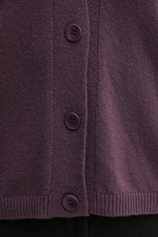 Vlněný svetr Sisley 1044M602A fialová