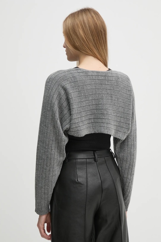 Îmbrăcăminte Sisley pulover de lana 128YM105K gri