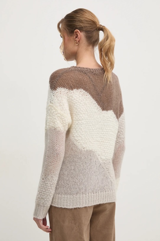 Abbigliamento Sisley maglione 1342M105C beige