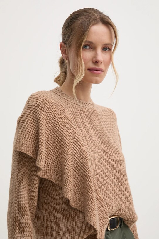 Sisley sweter beżowy 138YM105F