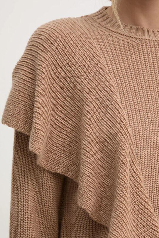 Sisley sweter 138YM105F beżowy