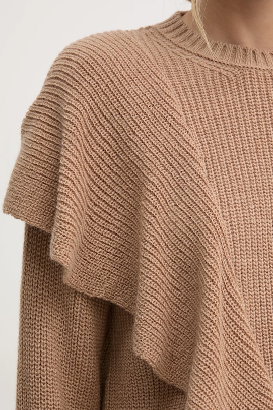 Svetr Sisley 138YM105F béžová