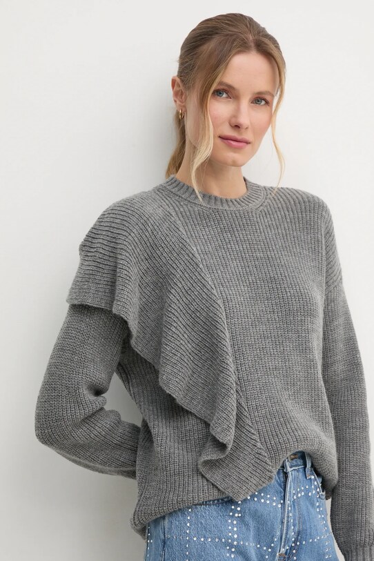 Sisley pulover gri 138YM105F