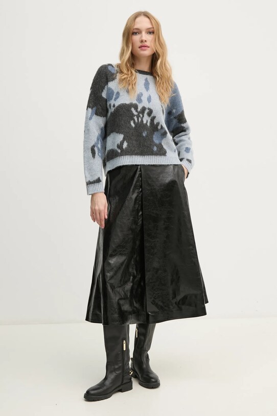 Sisley maglione in misto lana 106QL105N blu AW24