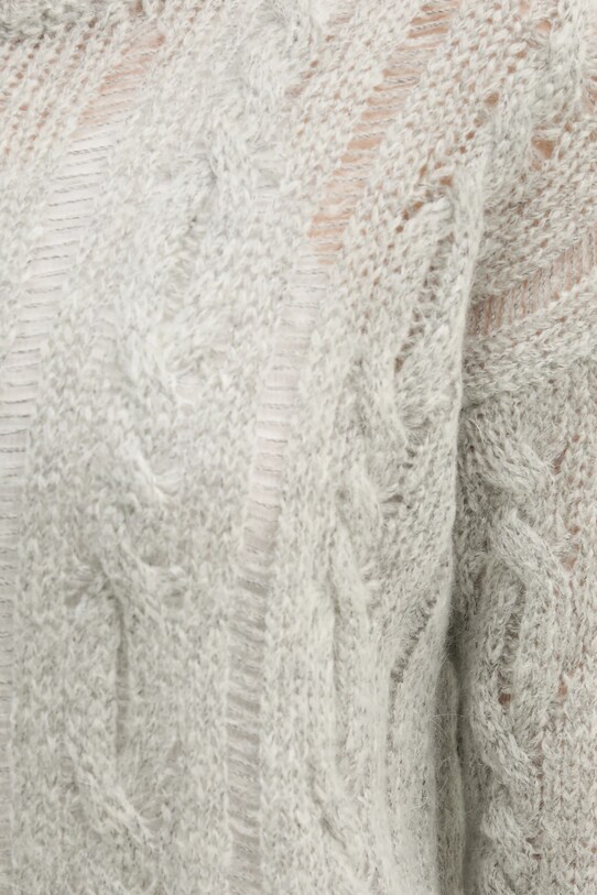 Sisley sweter z domieszką wełny 1342M105E szary