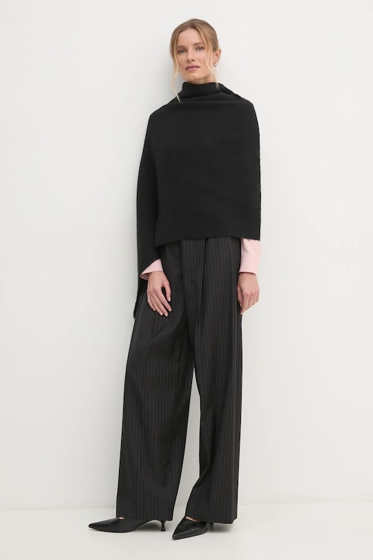 Ρούχα Πουλόβερ Sisley 6RICWU021 μαύρο