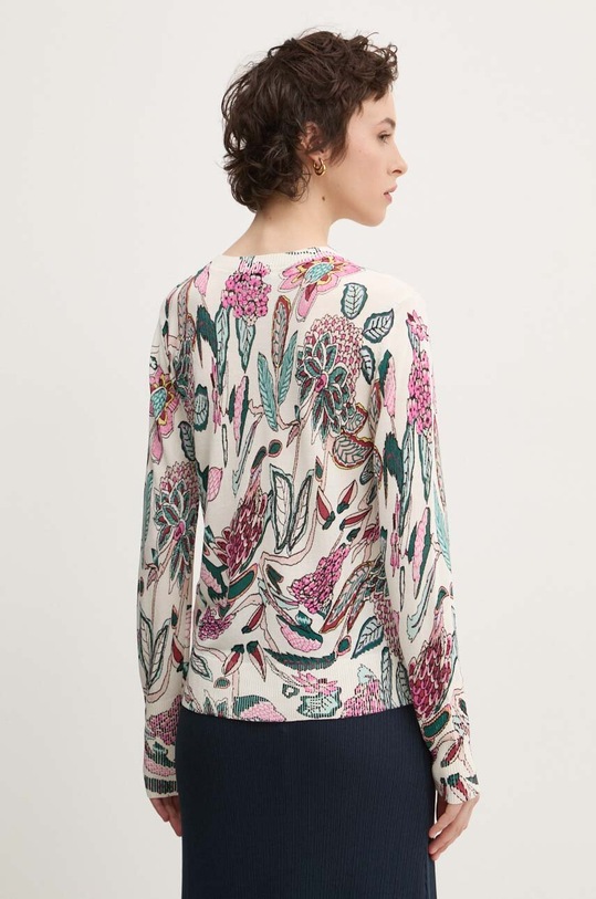 Odzież Desigual sweter z domieszką moheru MANCHESTER 24WWJF41 beżowy