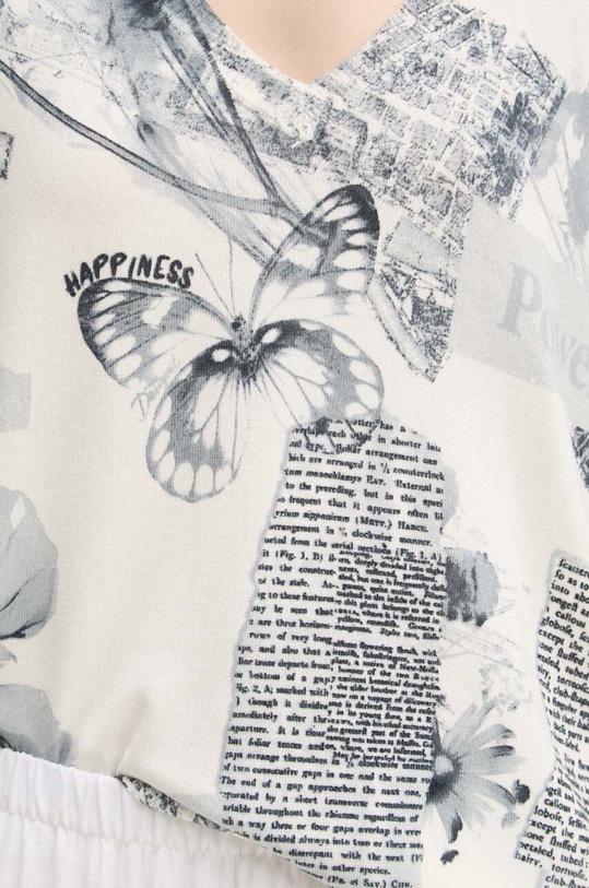 Desigual sweter KAWARTHA LAKES 24WWJF61 beżowy