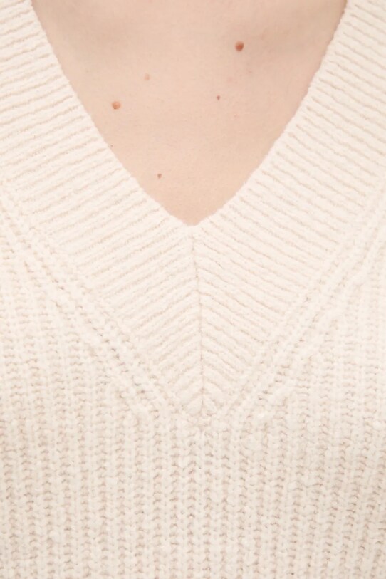 Свитер с примесью шерсти Calvin Klein K20K207414 бежевый