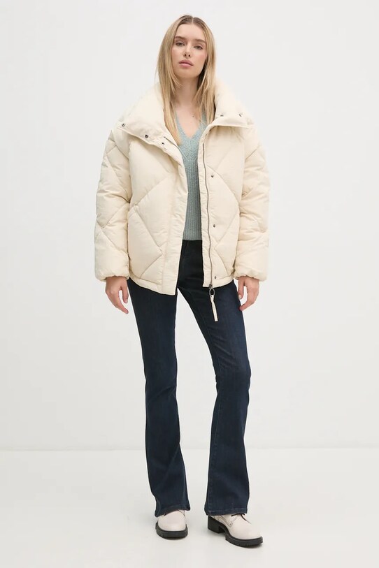 Calvin Klein sweter z domieszką wełny K20K207414 turkusowy AW24