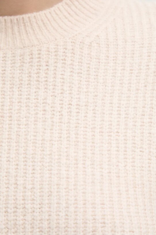 Calvin Klein sweter z domieszką wełny K20K207415 beżowy