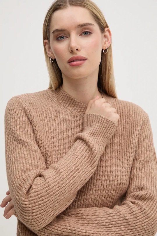 Calvin Klein pulover din amestec de lana bej K20K207415