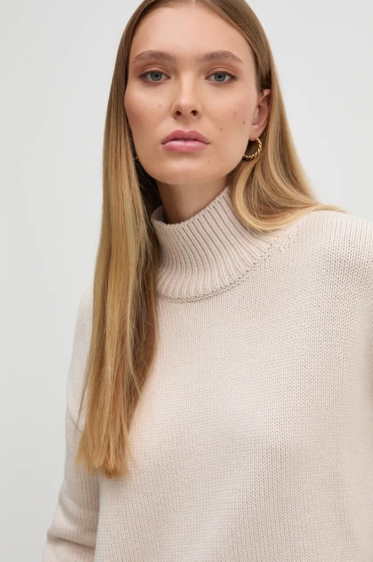 Svetr z vlněné směsi Calvin Klein šedá K20K207437