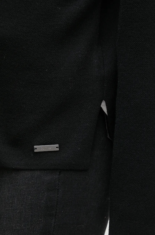 Calvin Klein pulover de lana K20K207442 negru