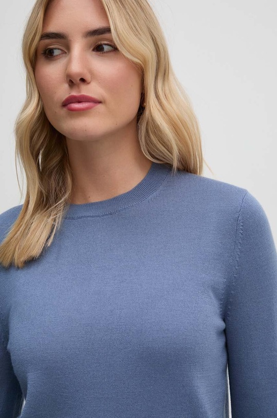 Calvin Klein pulover de lana albastru K20K207452