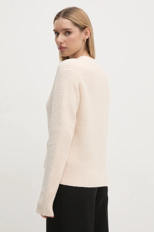 Oblečení Svetr s příměsí vlny Calvin Klein K20K207772 béžová