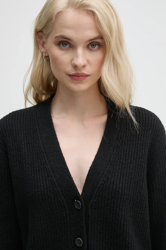 Кардиган с примесью шерсти Calvin Klein чёрный K20K207772
