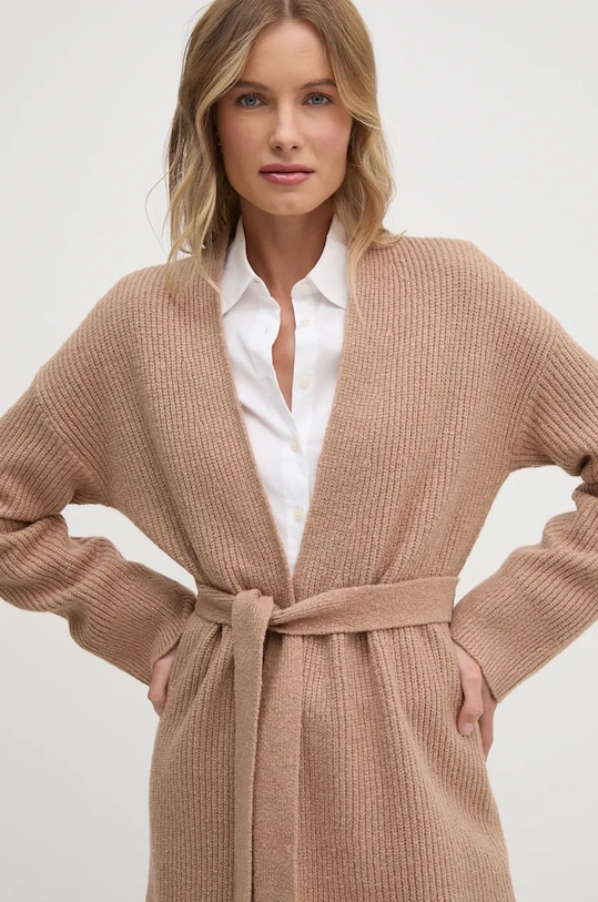Calvin Klein cardigan con aggiunta di lana beige K20K208005