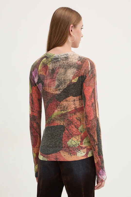 Дрехи Пуловер с лен Desigual CAMO PETALS 24WWJF75 многоцветен