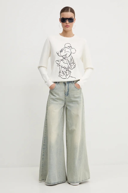 Svetr Desigual MINNIE MOUSE 24WWJF77 béžová AW24