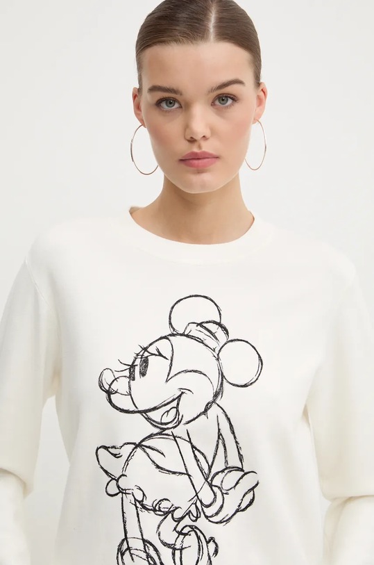 Svetr Desigual MINNIE MOUSE béžová 24WWJF77
