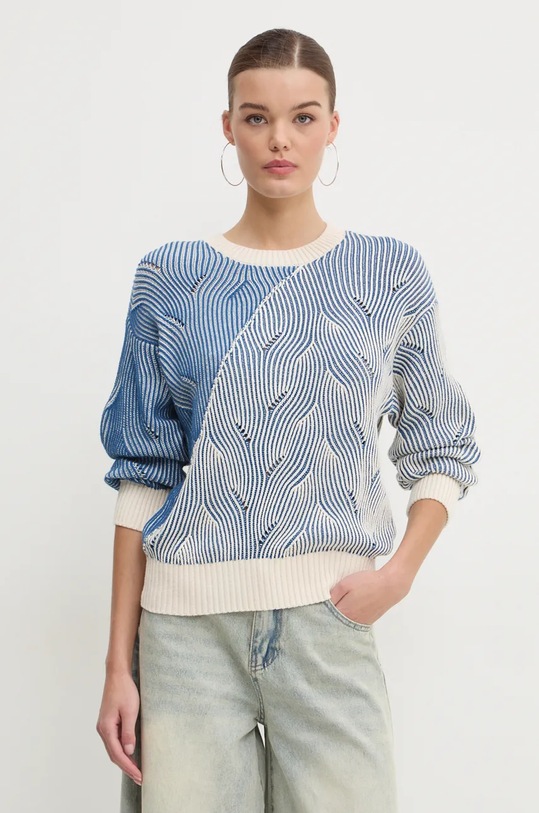 Pulover Desigual OTTAWA Planet friendly plava 24WWJF10