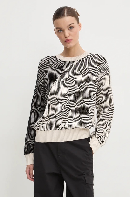 Desigual sweter OTTAWA pozostałe beżowy 24WWJF10