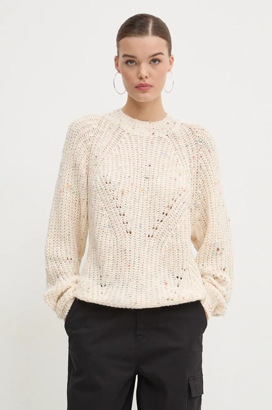 Desigual pulover DERBY subtiri bej 24WWJF73