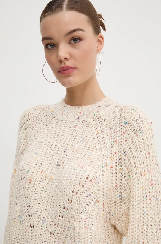 Desigual sweter DERBY beżowy 24WWJF73