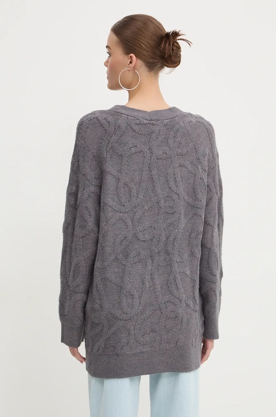 Oblečení Kardigan Desigual MONTREAL 24WWJF12 šedá