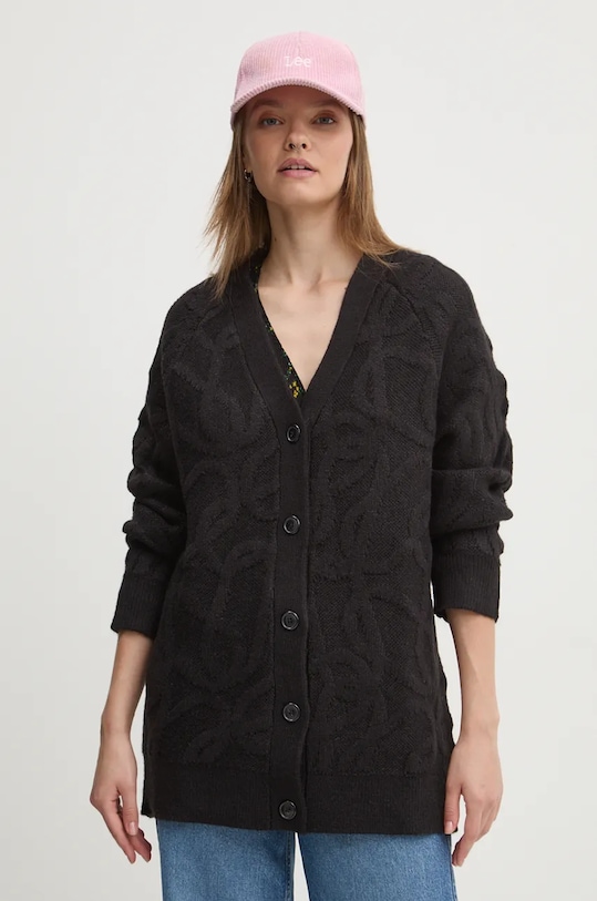 Desigual cardigan MONTREAL uni negru 24WWJF12