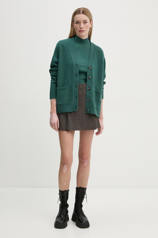 Жилетка с вълна Levi's 000O0 зелен AW24