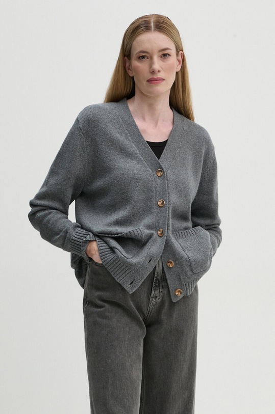 Levi's cardigan din amestec de lana melanj gri 000O0