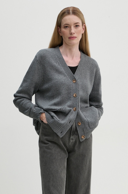 Levi's cardigan din amestec de lana melanj gri 000O0