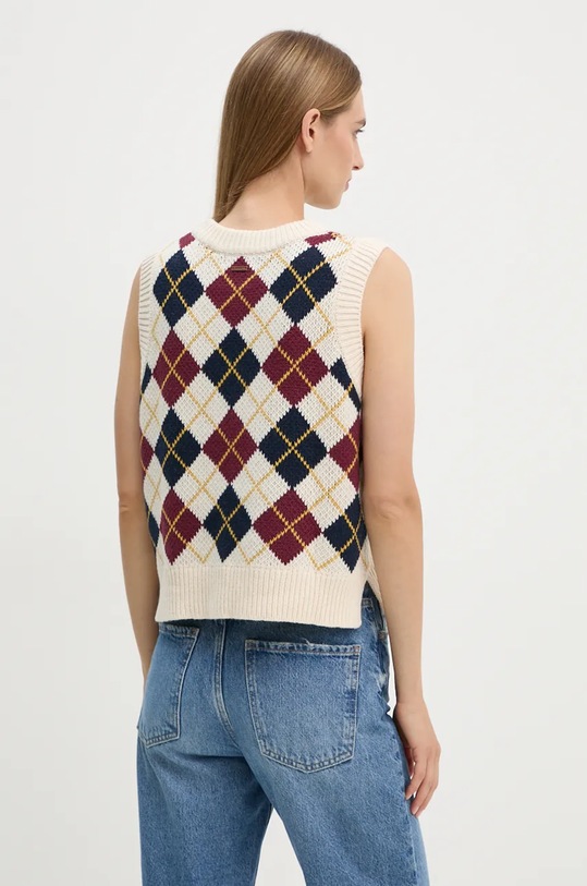 Odzież Levi's kamizelka z domieszką wełny A8506 beżowy