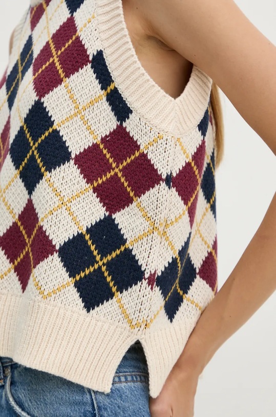 Levi's kamizelka z domieszką wełny A8506 beżowy