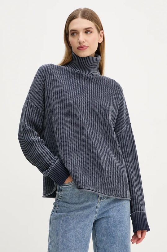 Бавовняний светр G-Star бавовна темно-синій D25752.D467