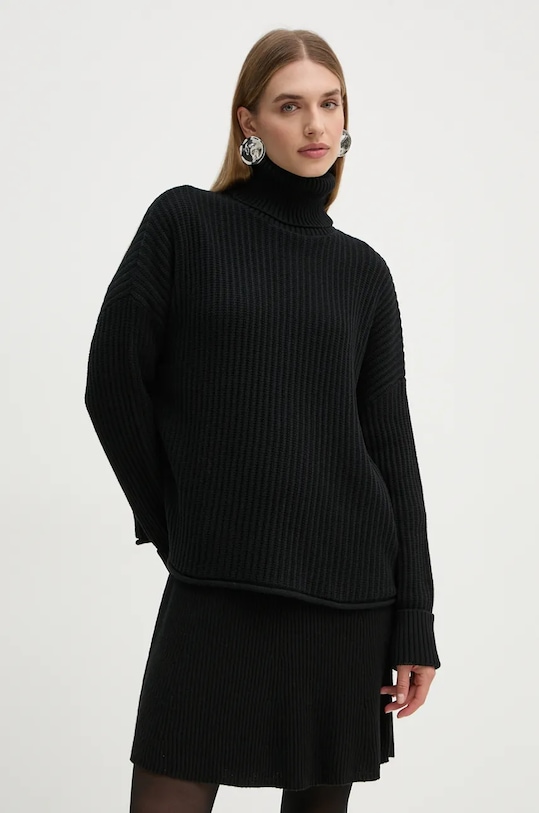 G-Star sweter bawełniany bawełna czarny D25753.D496