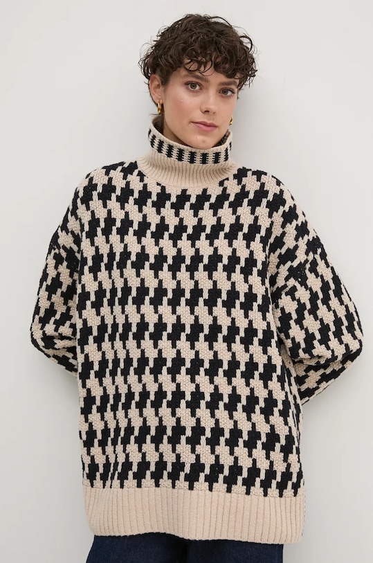 Μάλλινο πουλόβερ Tommy Hilfiger πολύχρωμο WW0WW42265