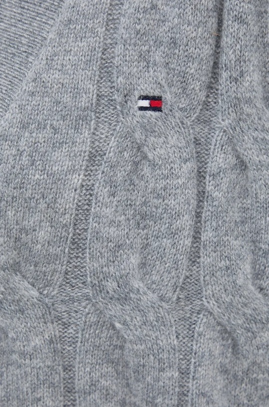 Vlněný svetr Tommy Hilfiger WW0WW43089 šedá