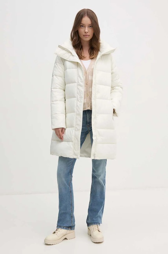 Tommy Hilfiger kardigan wełniany WW0WW43092 beżowy AW24