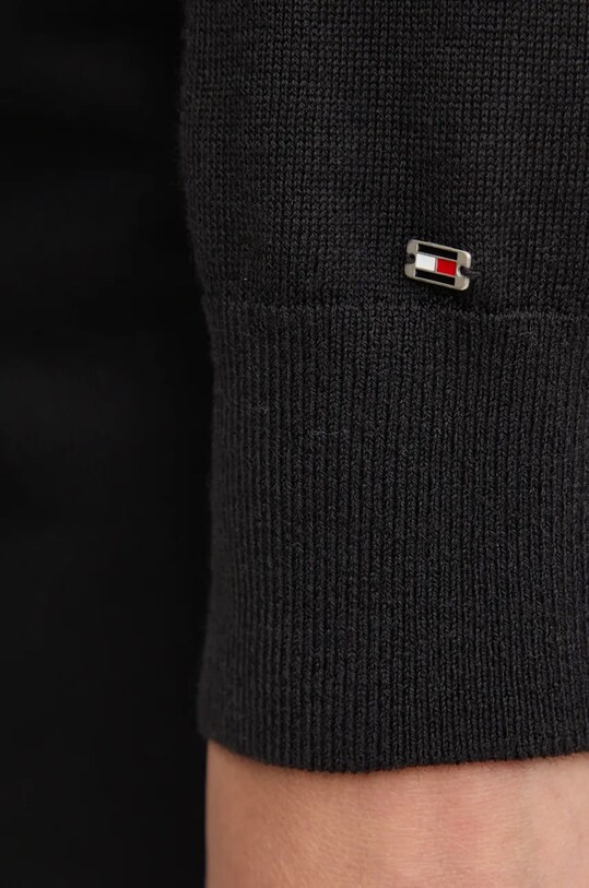 Вовняний светр Tommy Hilfiger WW0WW43097 чорний
