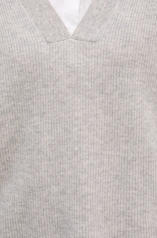 Μάλλινο πουλόβερ Tommy Hilfiger WW0WW43101 γκρί