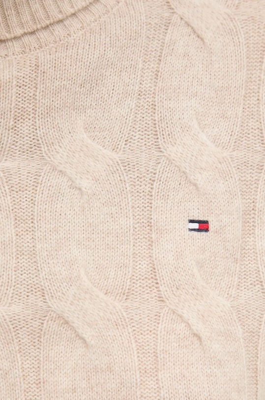 Πουλόβερ Tommy Hilfiger WW0WW43102 μπεζ