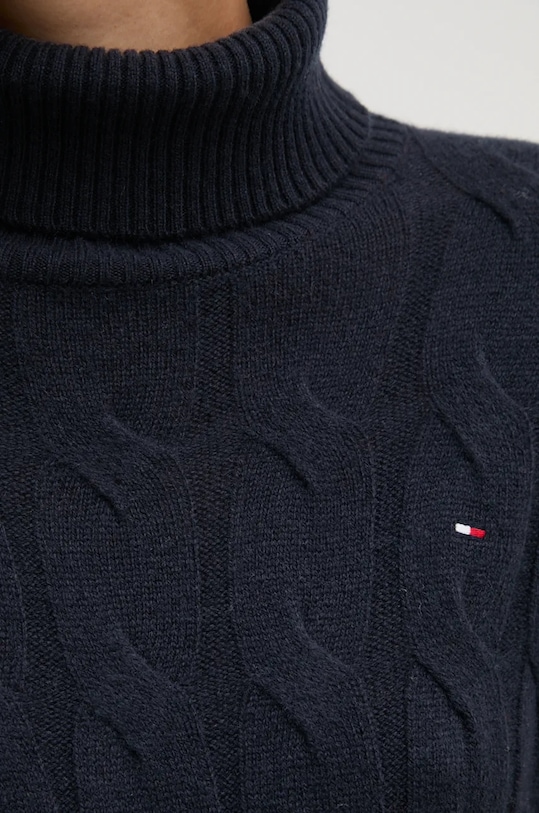 Πουλόβερ Tommy Hilfiger WW0WW43102 σκούρο μπλε