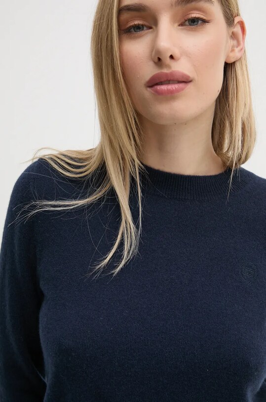 Πουλόβερ Tommy Hilfiger σκούρο μπλε WW0WW43202