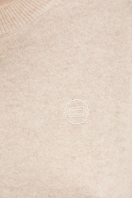 Пуловер Tommy Hilfiger WW0WW43202 бежов