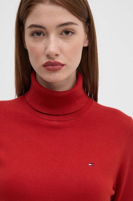 Tommy Hilfiger sweter bordowy WW0WW43211